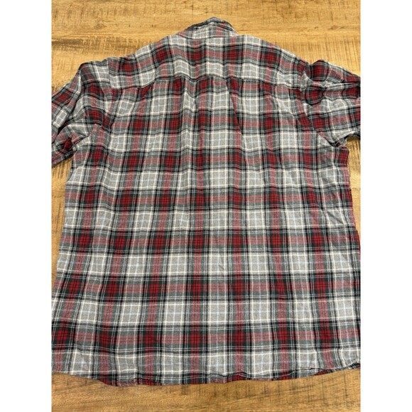 RedHead Flannel Shirt Plaid Long Sleeve 100% Cotton Mens XL - Picture 2 of 9